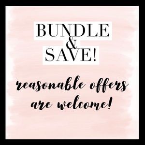 I accept reasonable offers 🤗